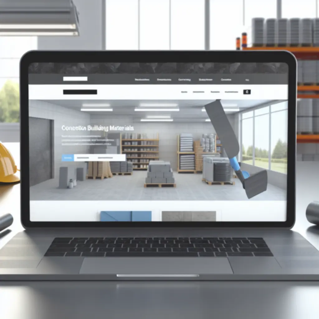 Nowoczesny sklep z materiałami budowlanymi