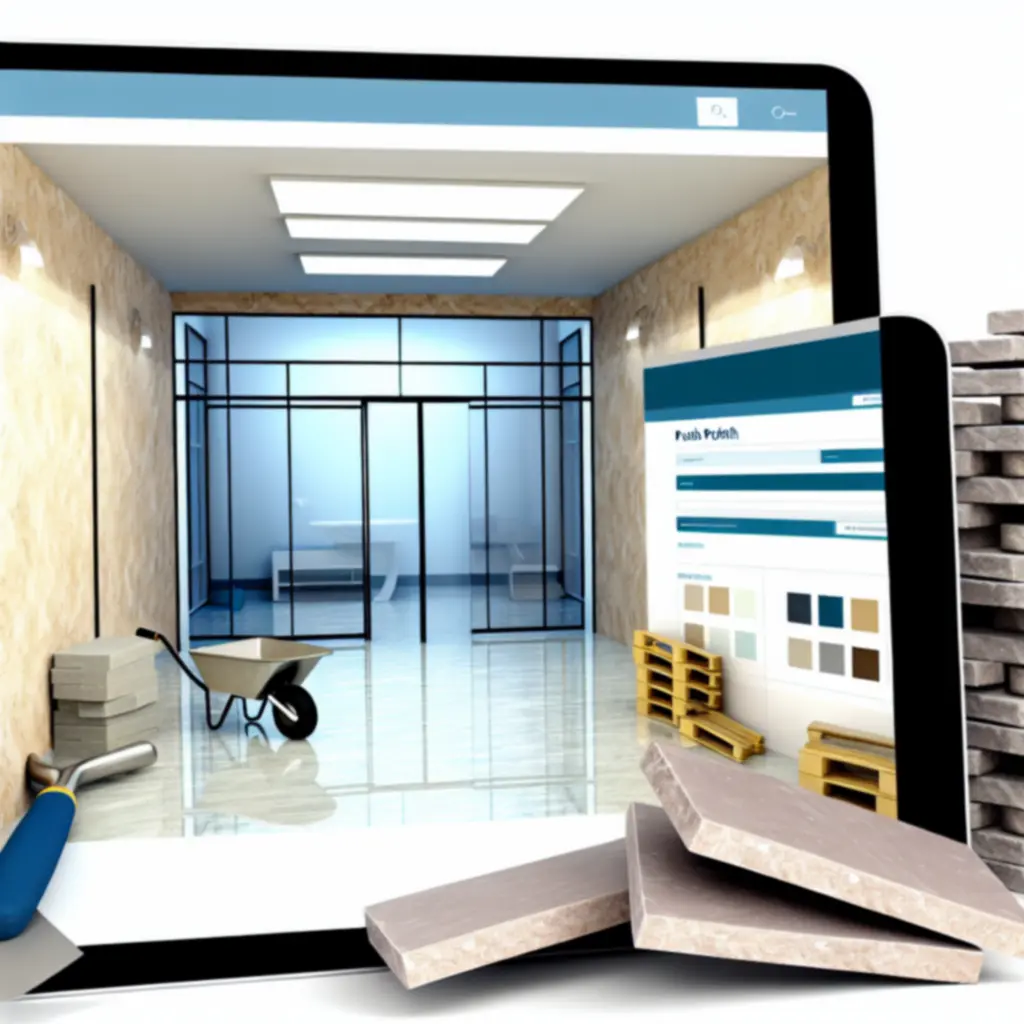 Nowoczesny sklep budowlany online Buildmaterialpl prezentujący materiały i narzędzia